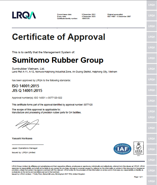 ISO 14001:2015 Certification